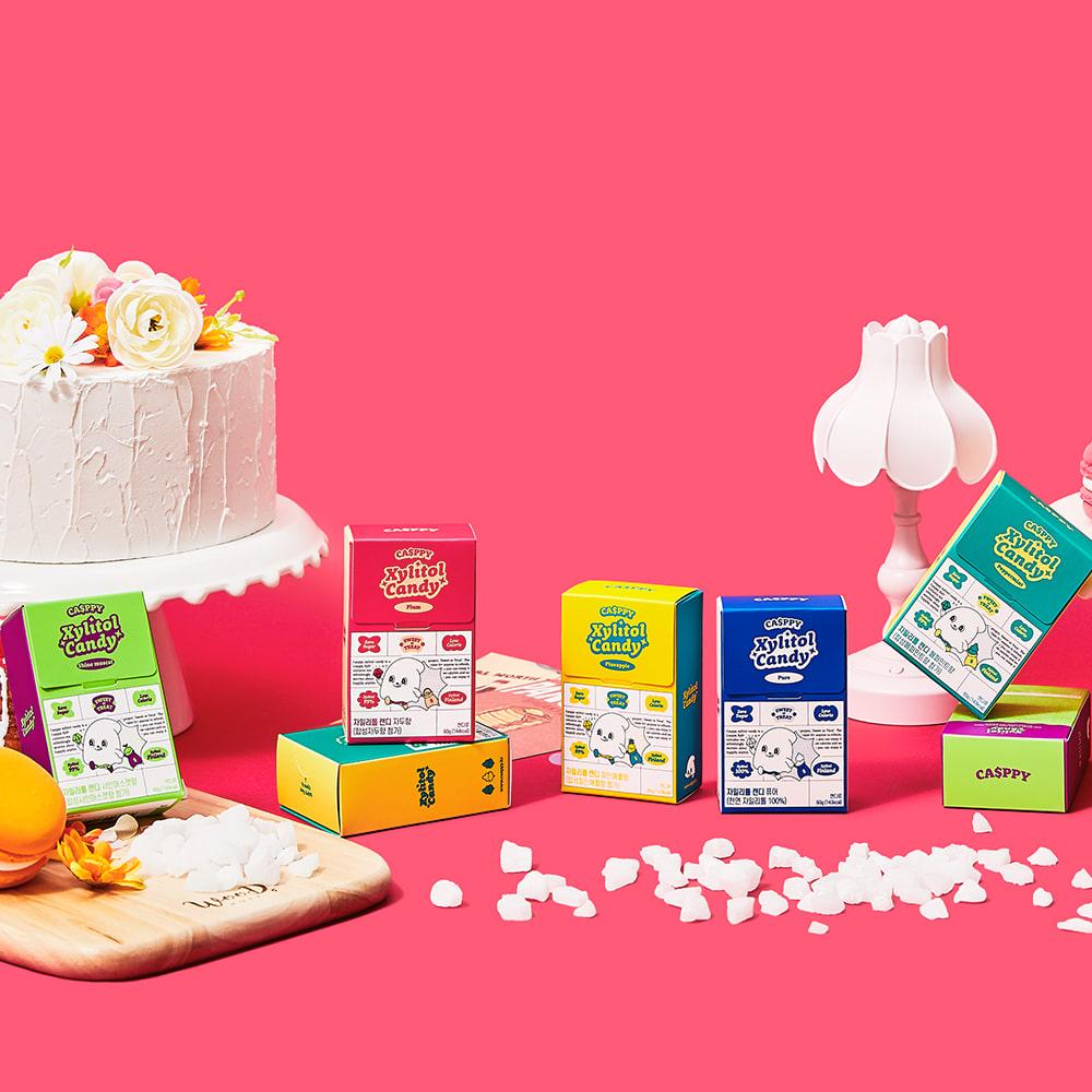 캐스피 자일리톨 캔디 5종