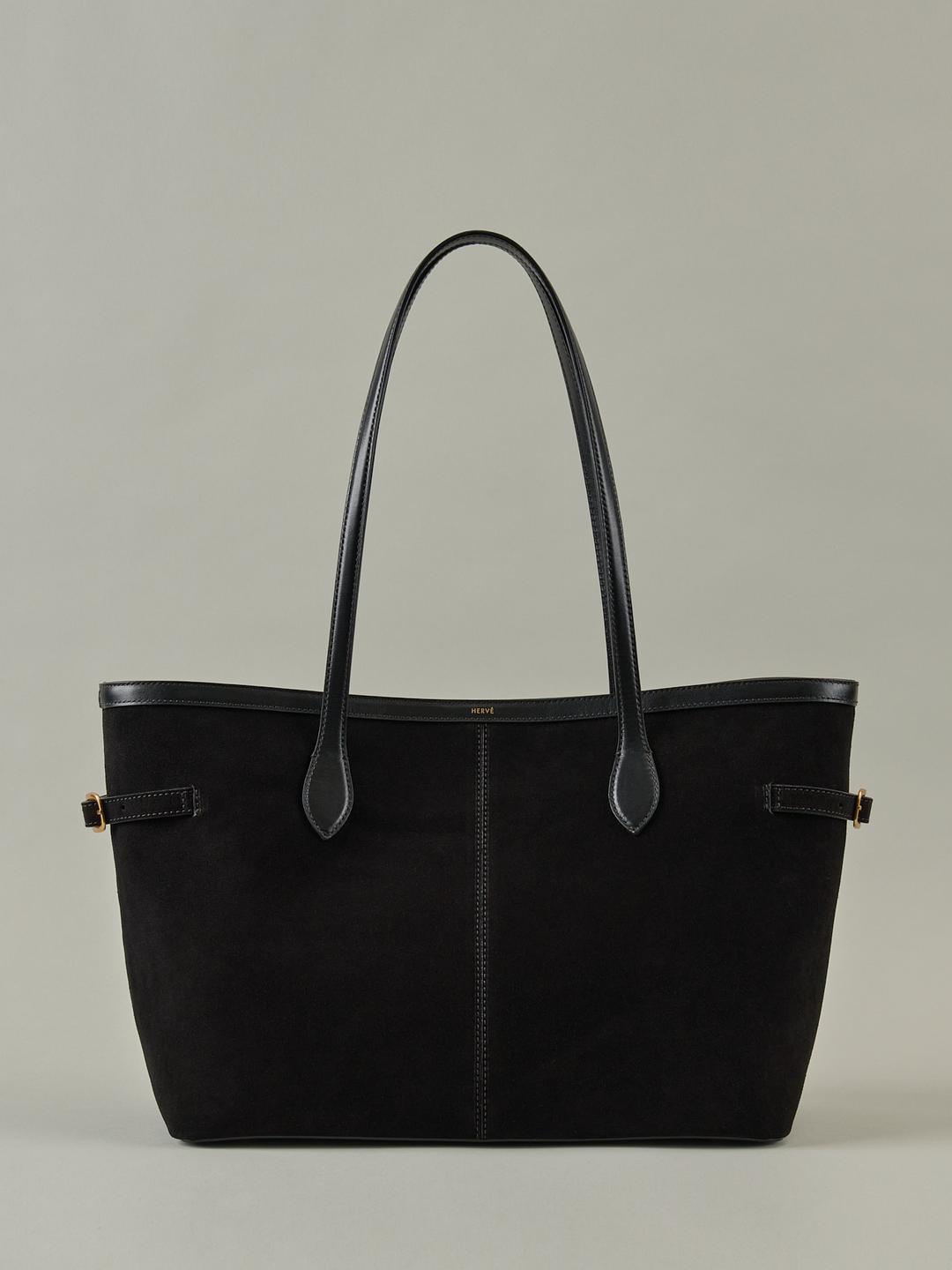 Parc Shopper Bag Suede Black
