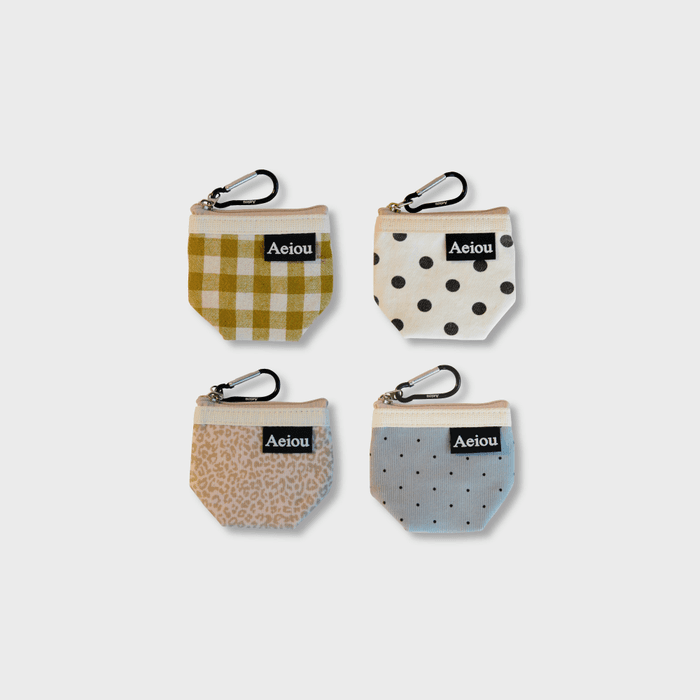 Aeiou Keyring Pouch (XS) 4colors
