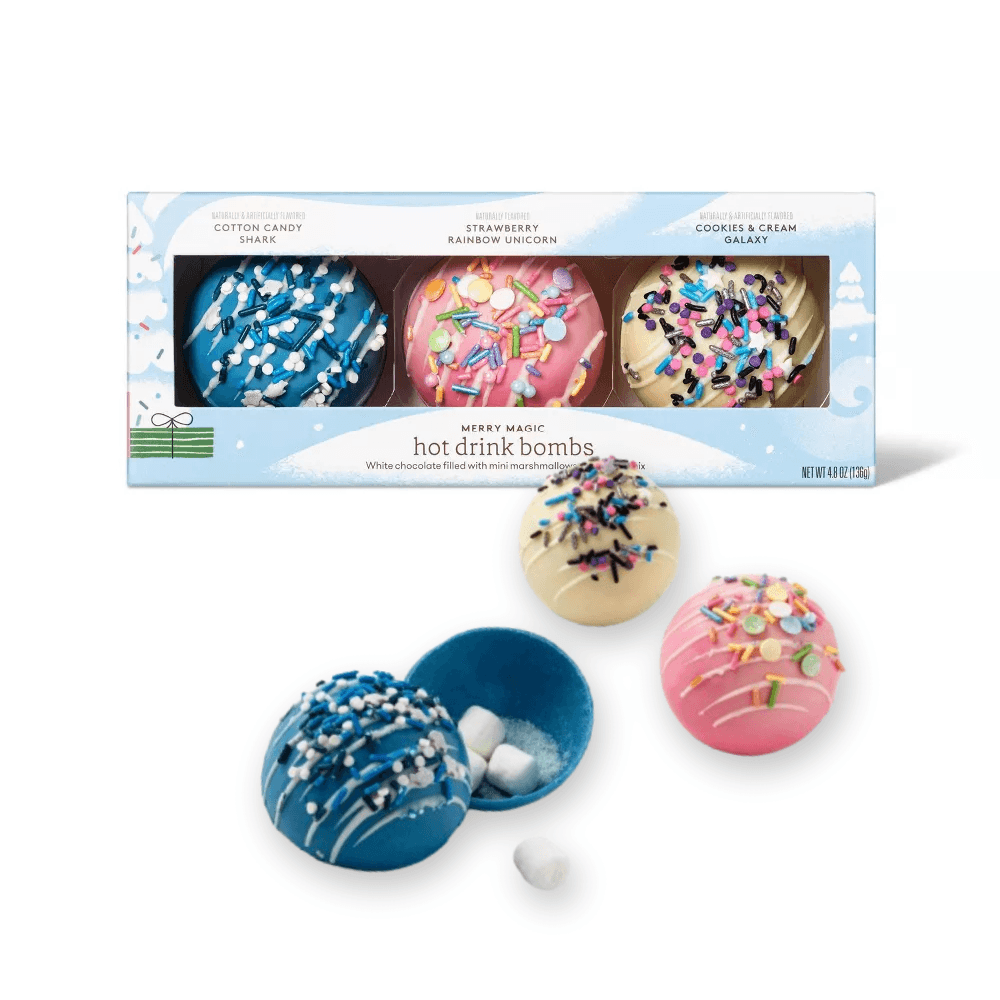 크리스마스 핫 코코아밤 스트로베리 딸기 쿠키앤크림 코튼캔디 솜사탕 3가지 맛 136g