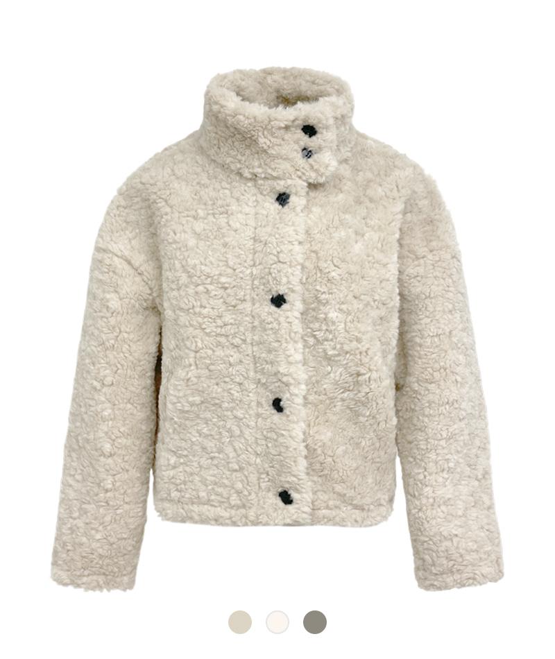 스노우 코지 테디 자켓