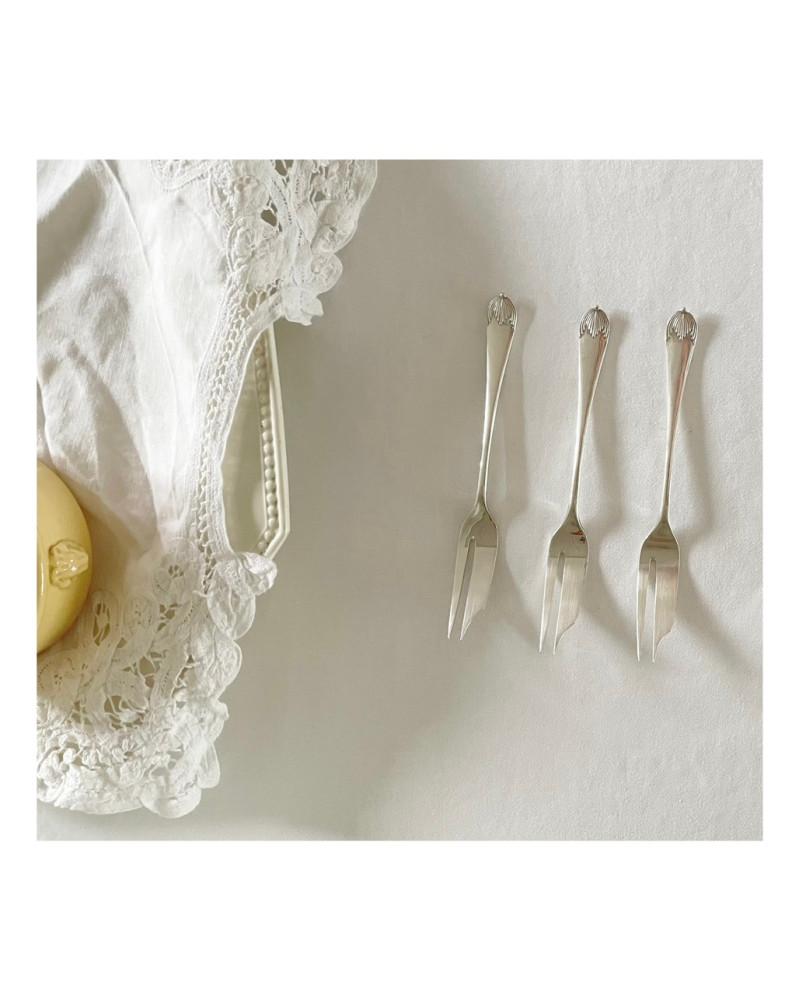 [vintage] art deco pastry fork