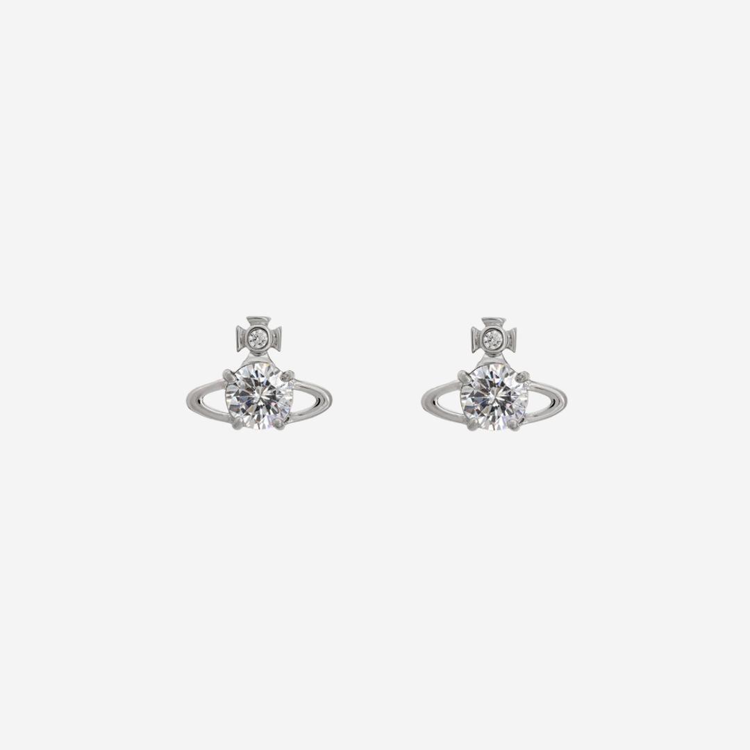 (W) Vivienne Westwood Reina Earrings Silver