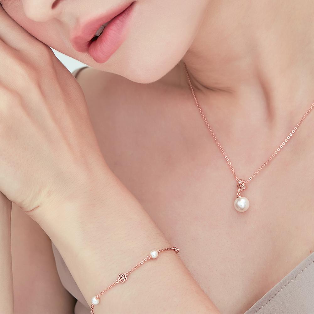 [로즈몽] SILVER 목걸이 RJ0012