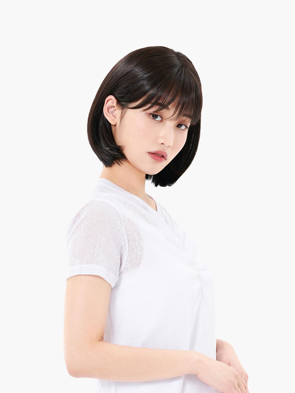 수제통가발보브컷 단발 안나