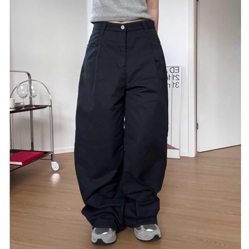 sign mink  cotton pants 시그니처 원턱 코튼 팬츠 (3color)