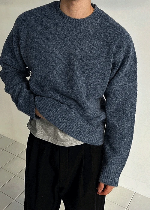 (주문폭주)메리 울 크롭 라운드 니트 10colors