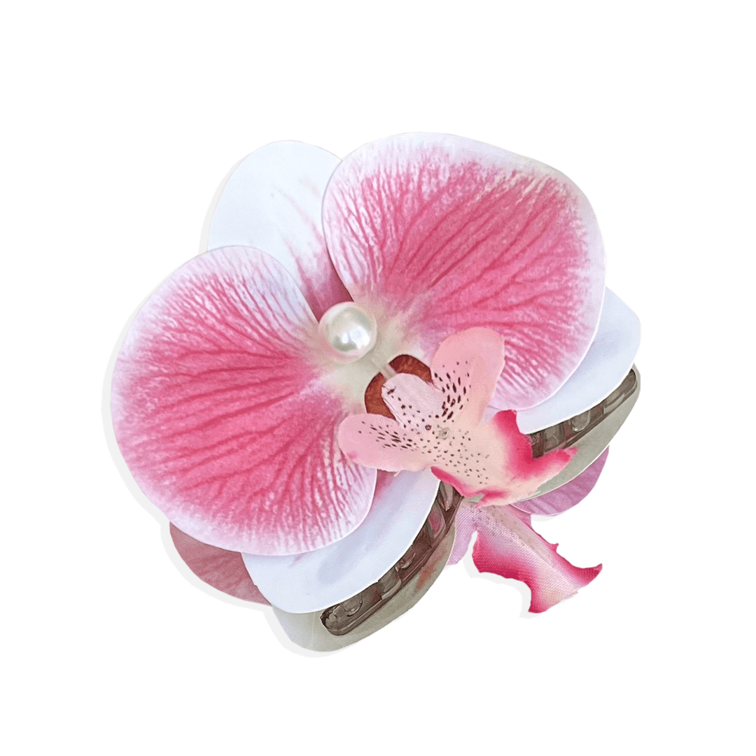 Orchid Claw Clip in Petal Pink