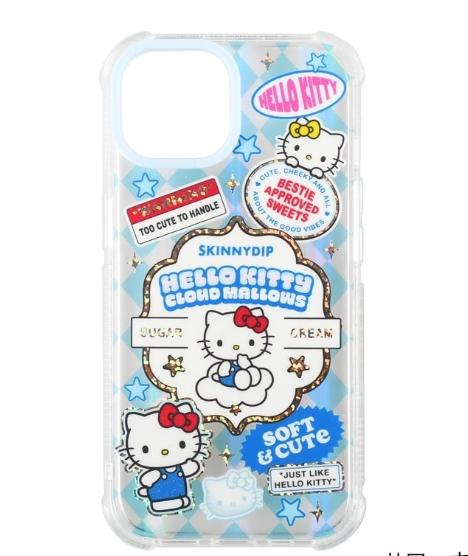프라자 SKINNYDIP 콜라보 헬로키티 아이폰15 스마트폰 케이스