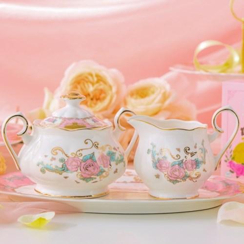 [디즈니] 미녀와야수_Creamer set (트레이+크리머+슈가볼)