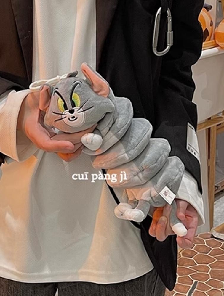 톰과 제리 인형 키홀더 재미있는 톰 키링 가방고리 열쇠고리