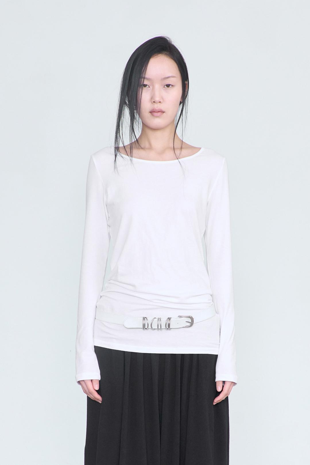 Soft Long Top _ Ivory