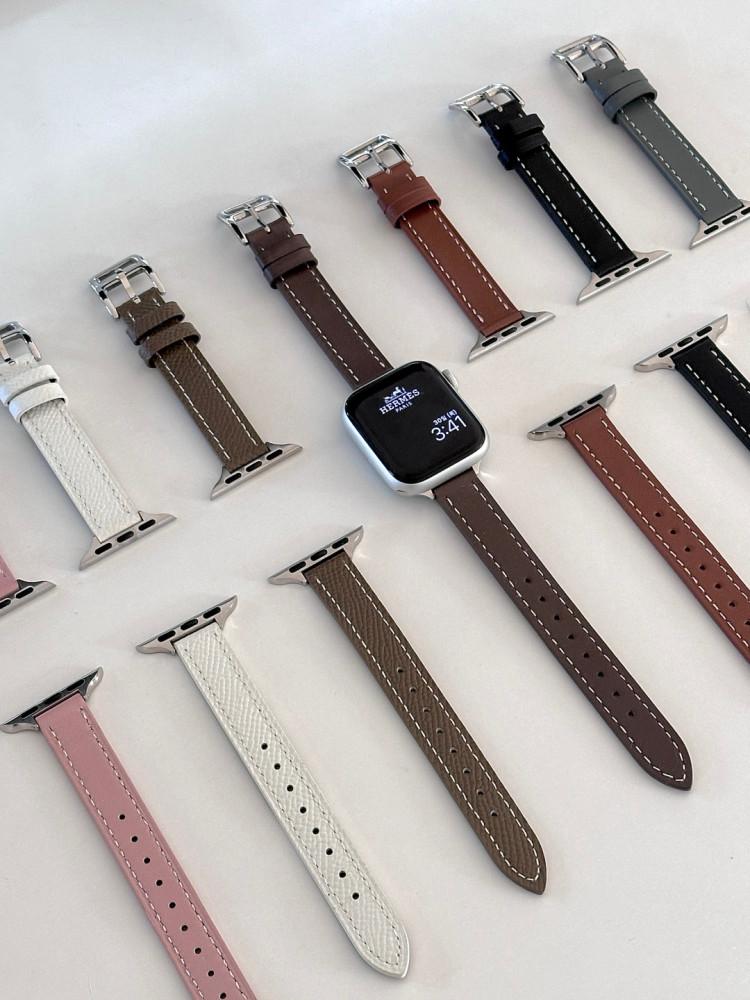 애플워치 슬림 가죽 스트랩