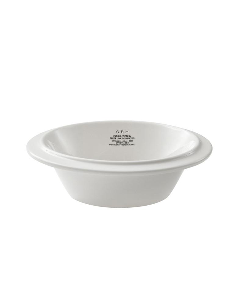 GBH X FABRIK POTTERY 지비에이치 페이퍼 라인 스프 볼 : GBH