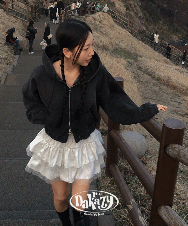 [MADE/당일출고] 델리 데님 후드 집업 점퍼