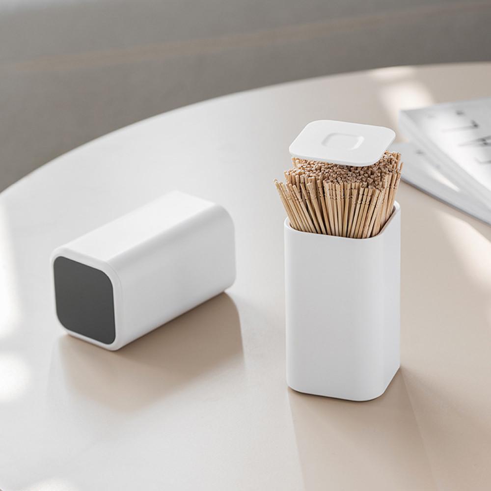 이쑤시개통 푸시 이쑤시개 디스펜서 케이스