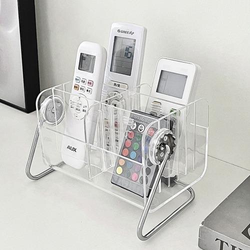 투명 스탠드 리모컨 정리함