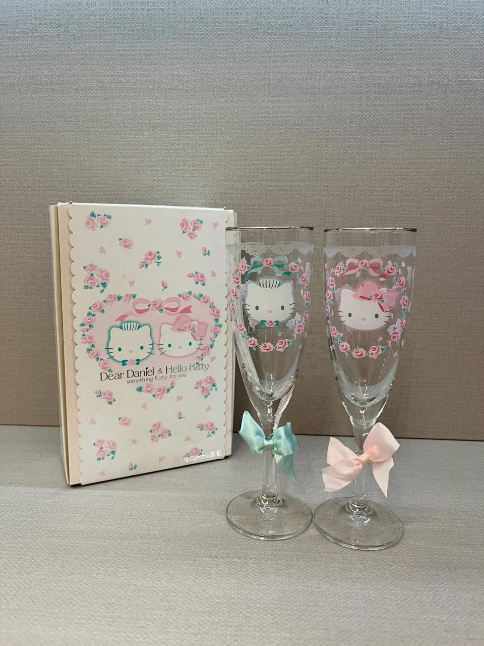 Kitty Champagne Glass 키티 와인 샴페인 글라스잔 와인잔