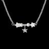 ⭐Unique Cubic Star Necklace🤍 / 유니크 큐빅 별 목걸이 자체제작 데일리 써지컬 체인 원석 기념일 생일선물