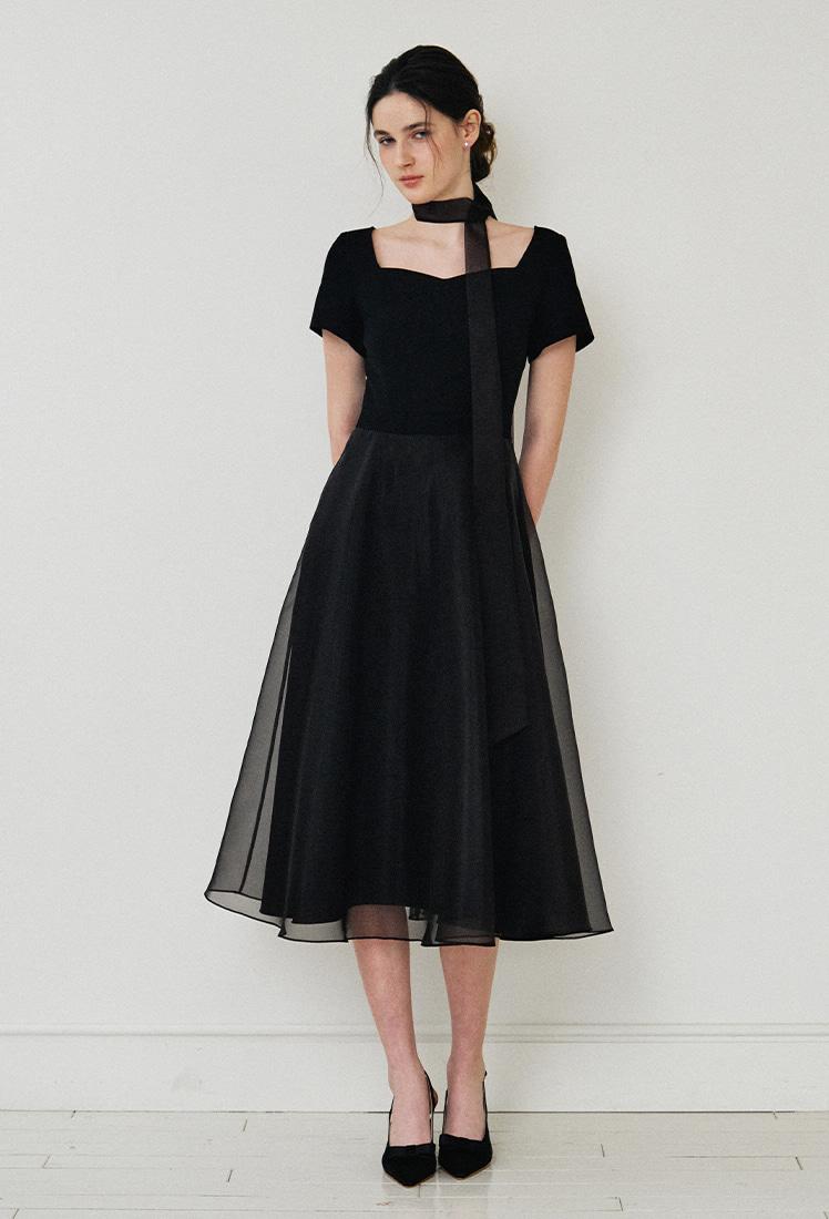 Orb Organza One-piece (Black)