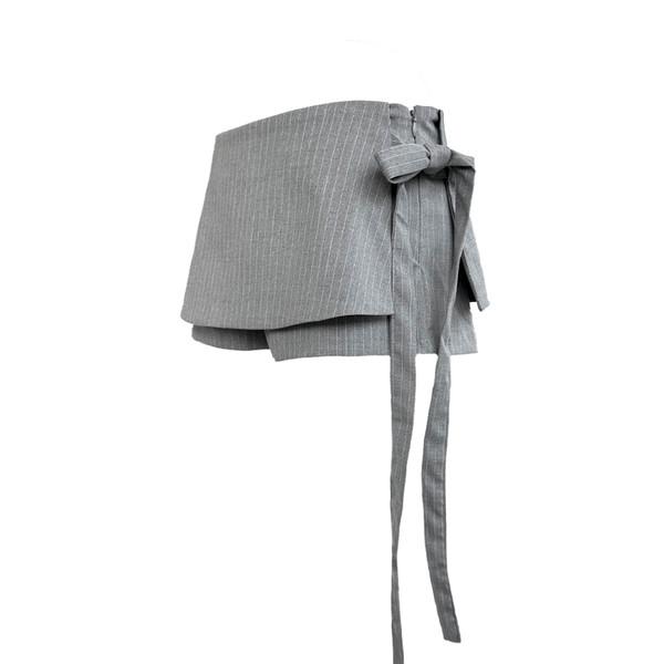 Toin stripe strap pants skirt (2colors)