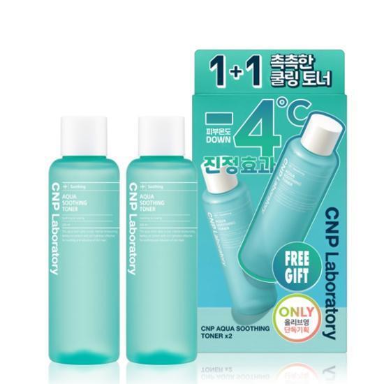 [1+1기획] 차앤박(CNP) 아쿠아 수딩 토너 200ml 1+1 기획