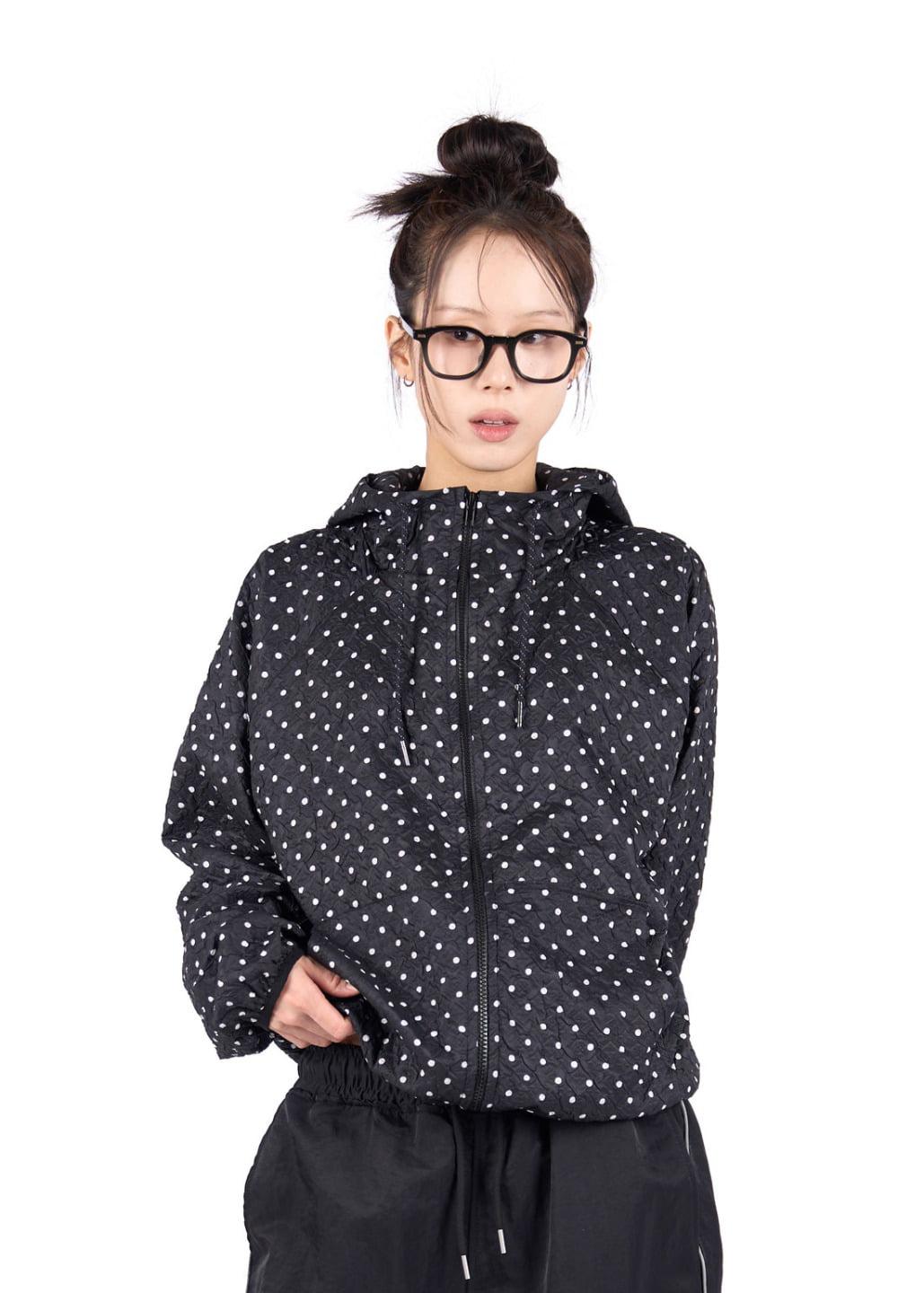 EMBO DOT HOOD JACKET *ivory 7일소요