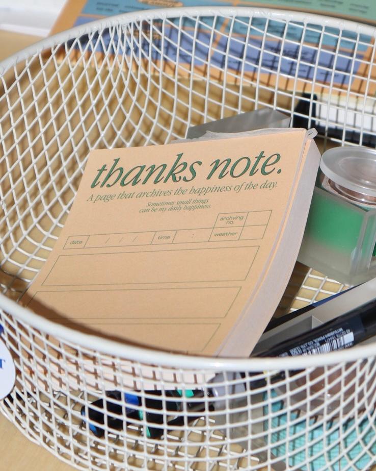 [떡메모지] Thanks note