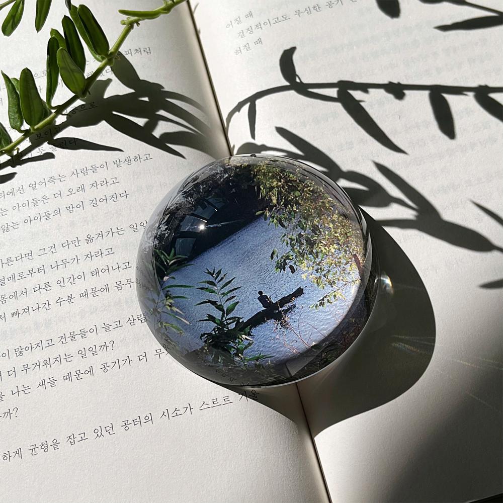 [마이시리즈] 호수 유리 크리스탈 문진(Lake paperweight)