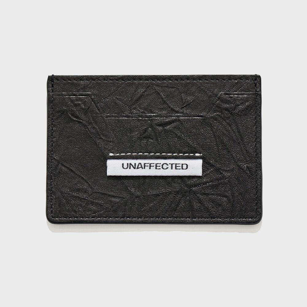 LOGO LABEL CARD HOLDER / BLACK
