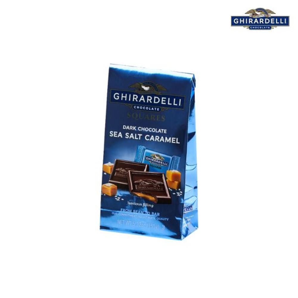 [기라델리] 다크 초콜릿 씨솔트 카라멜 스퀘어백 151g