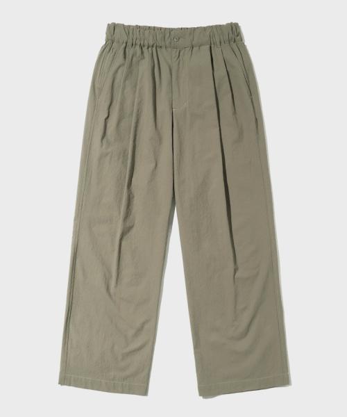 SEERSUCKER COMFORT PANTS_BEIGE