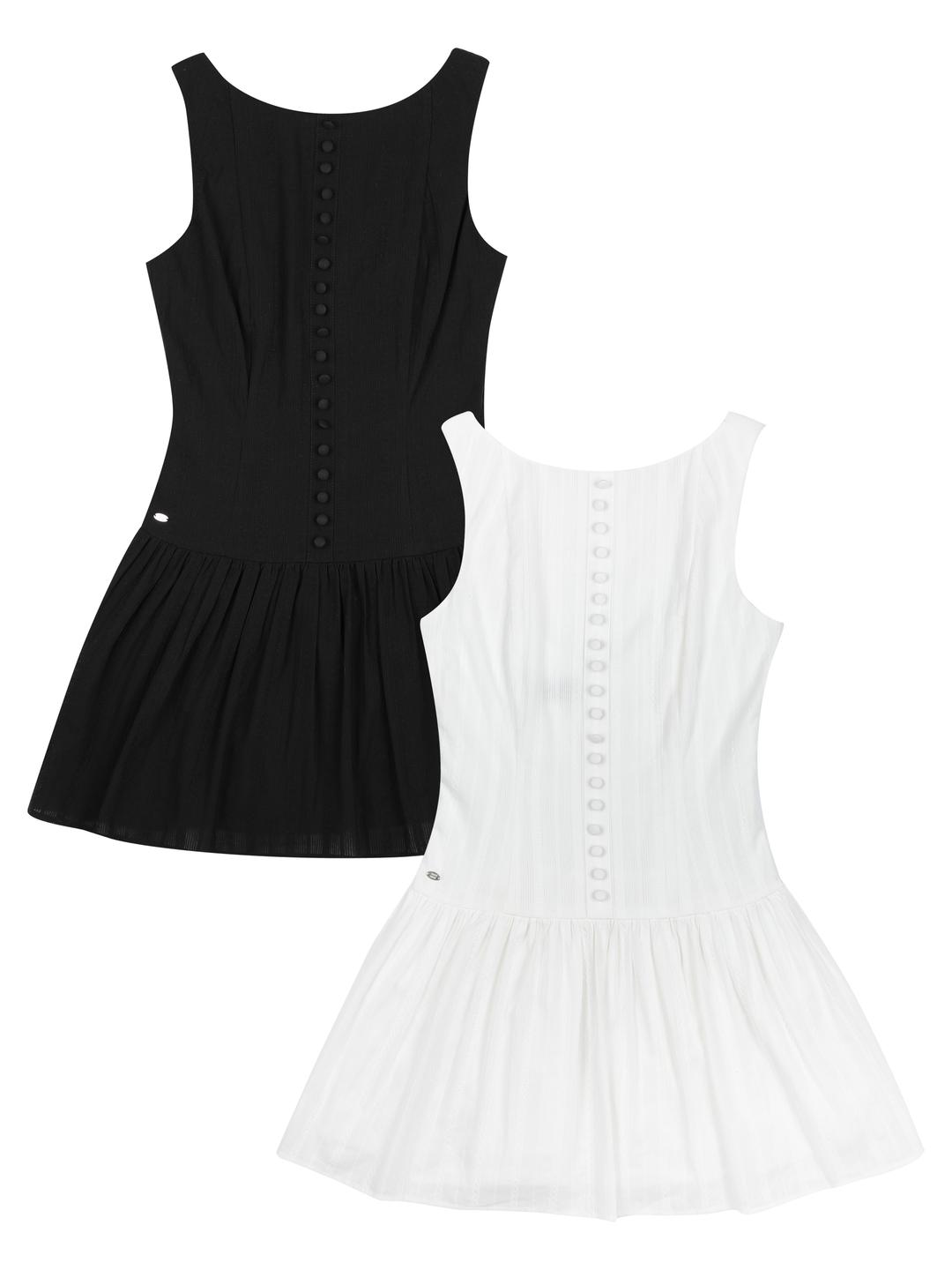 Basic Jacquard Punching Dress