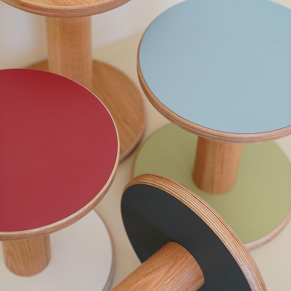 [ 언커먼하우스 ] Bobbin Stool 보빈스툴(오크/컬러 에디션)