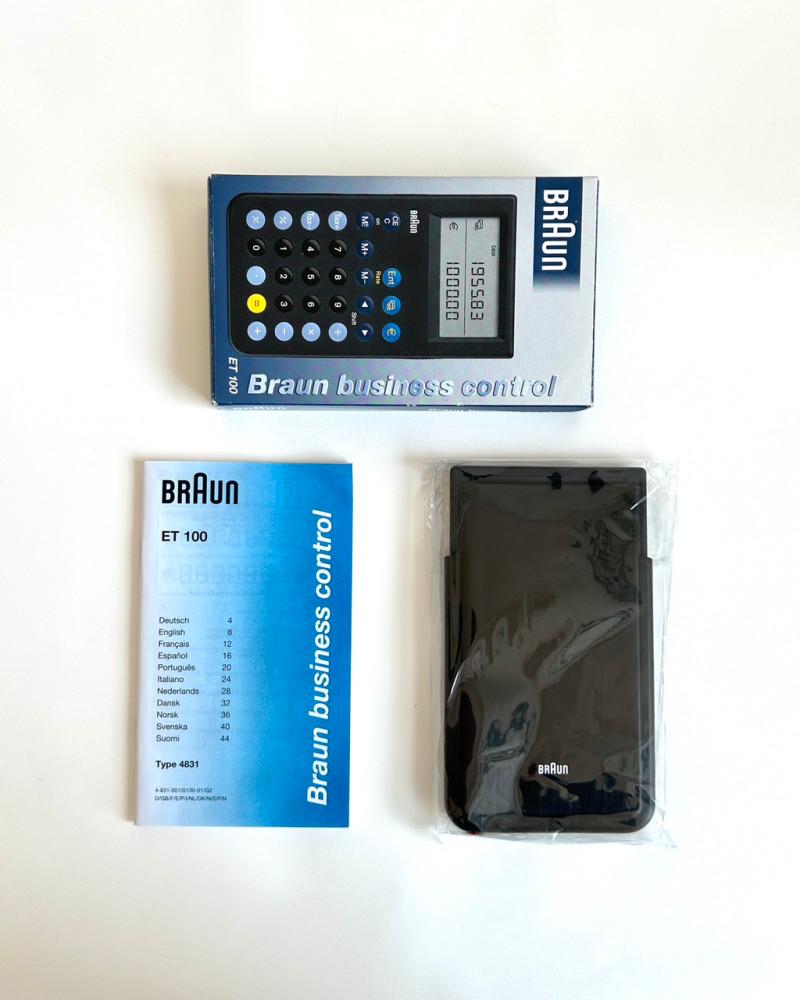 [중고] 00s 빈티지 계산기 브라운 ETS 100 braun Calculator : 아르케아 스토어