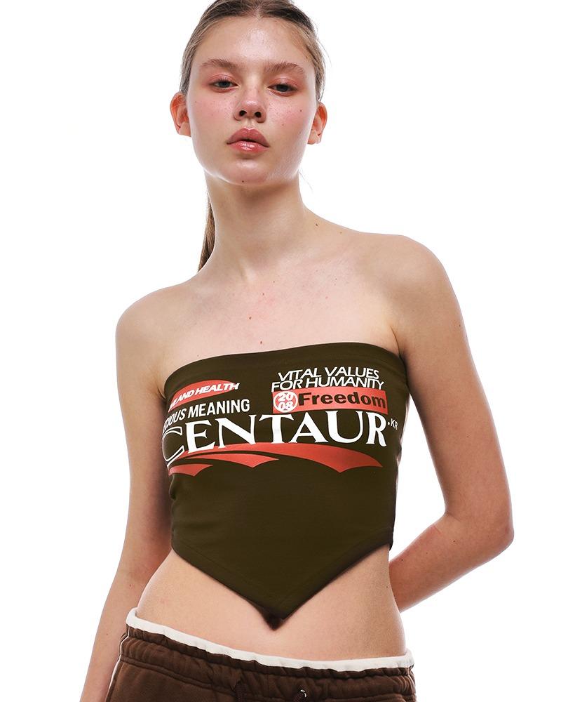 CENTAUR FREEDOM TUBE TOP_BROWN