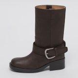 아카이브앱크 Buckle boots Vintage mocha OK3BX25001BRW