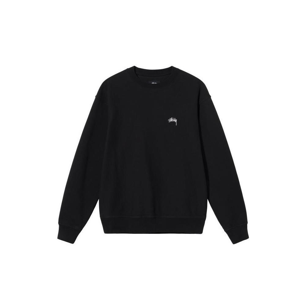 스투시 맨투맨 블랙 스탁로고 118480