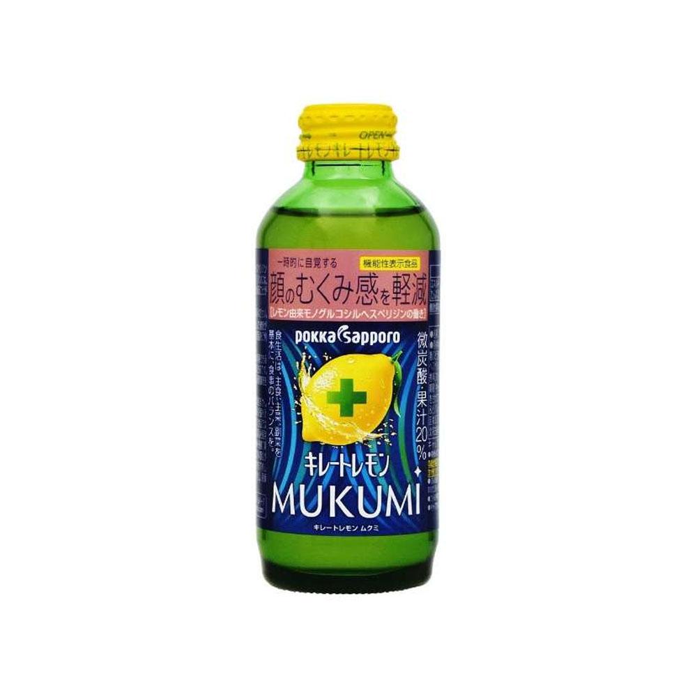 일본 포카삿포로 키레토 레몬 MUKUMI 무쿠미 드링크 155ml, 155ml, 1개