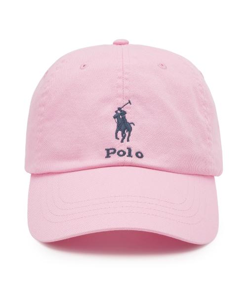 폴로 랄프 로렌(POLO RALPH LAUREN)  [New Pink Capsule] 코튼 트윌 치노 볼캡 - 핑크 - 사이즈 & 후기 | 무신사