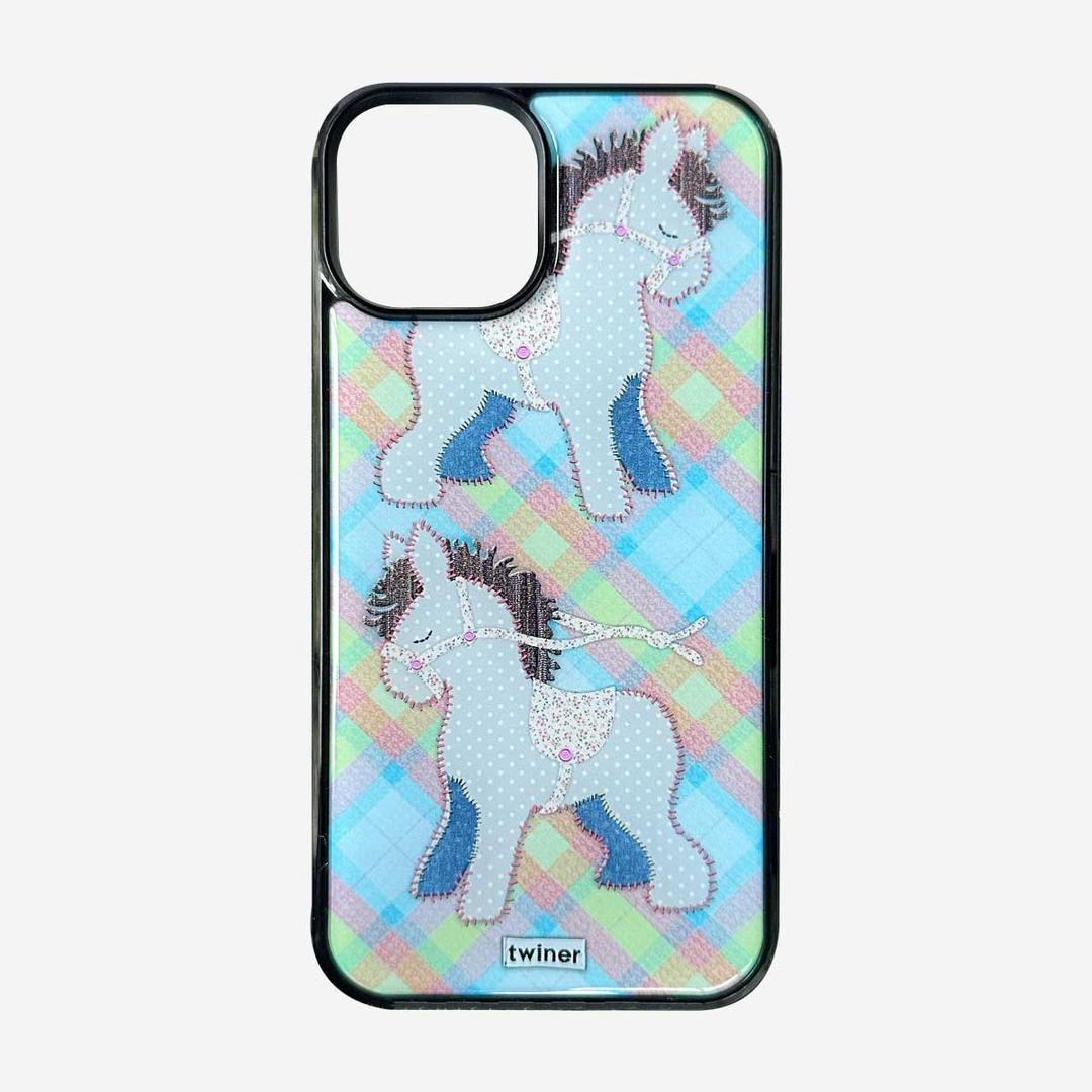[PRE-ORDER] Pony patchwork phone case (에폭시 / 맥세이프 글라스 케이스)