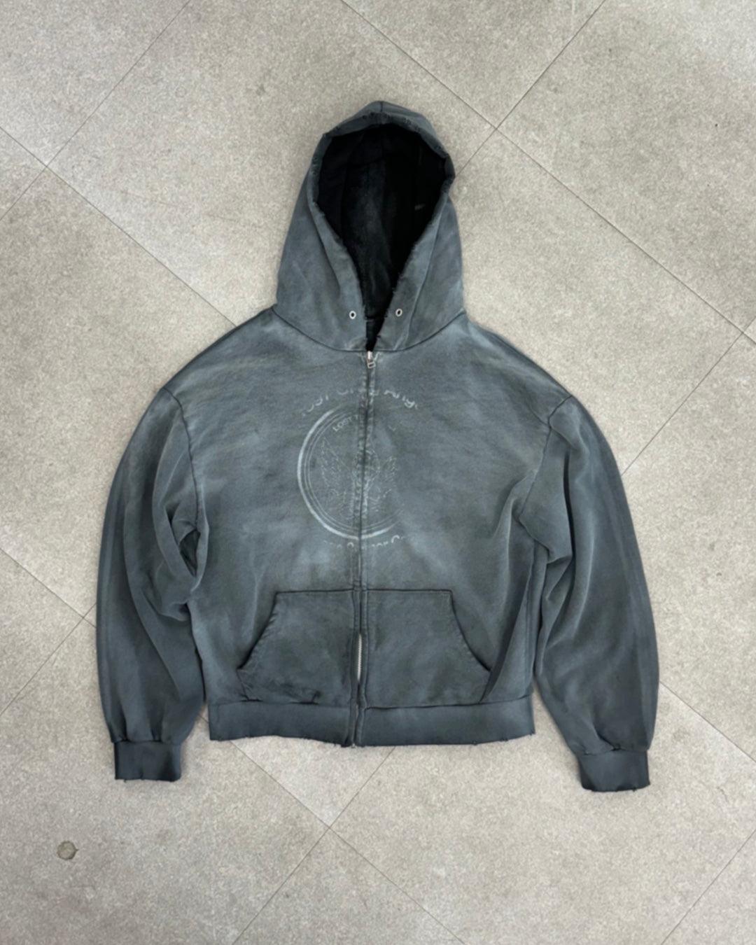 Angle Hood Zip-Up