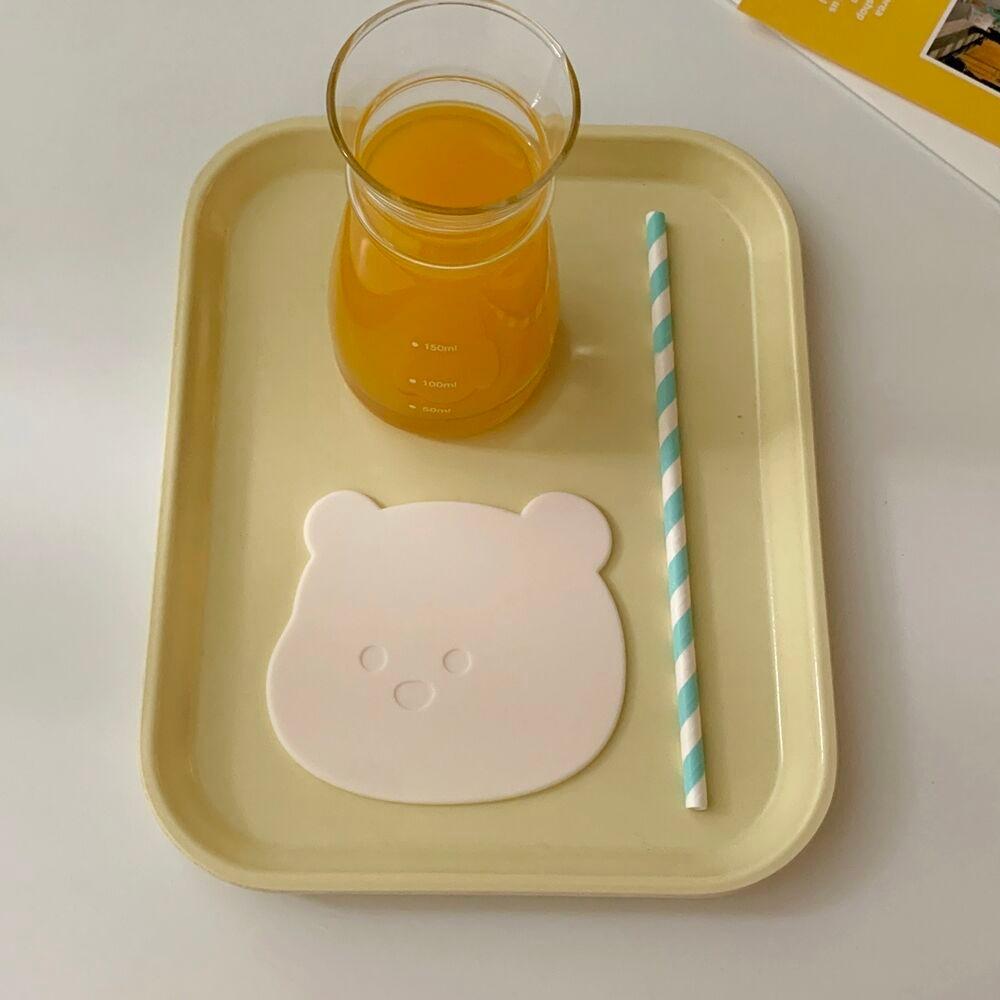 마이베어 티코스터 2color 실리콘 컵받침