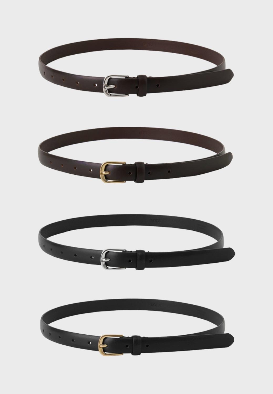 NOTIA - [5/16 예약배송] 20MM CLASSIC ITALIAN LEATHER BELT - 4COLORS