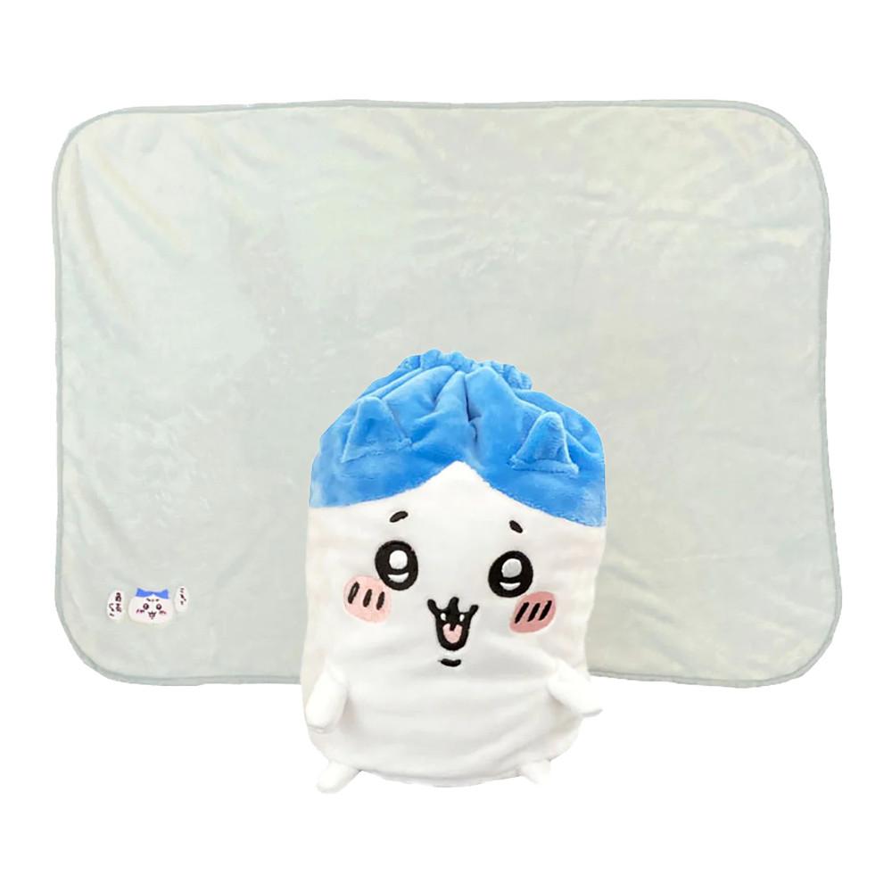 치이카와 조리개 파우치에 보관할 수 있는 폭신폭신 무릎담요 하치와레