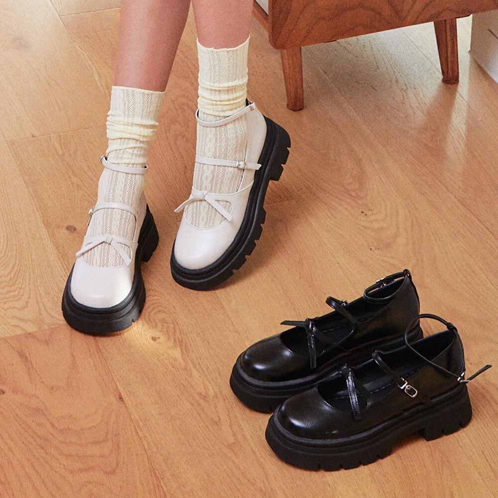 ljh7043 Platform maryjane loafer _ 2colors