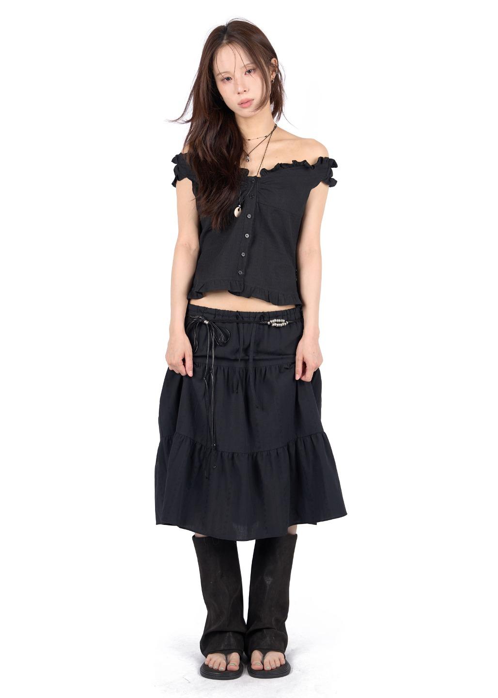 CANCAN MIDI SKIRT