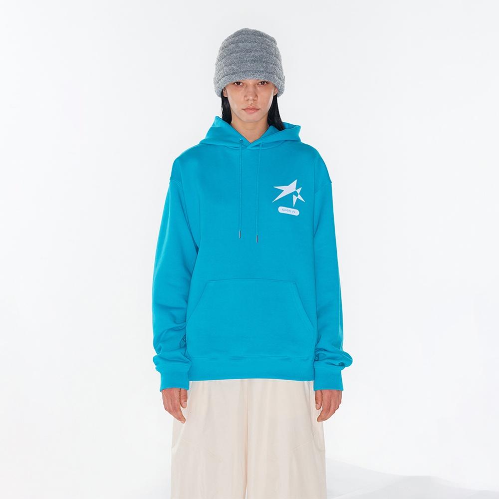 MOUNTAIN GRAPHIC HOODIE (BLUE)