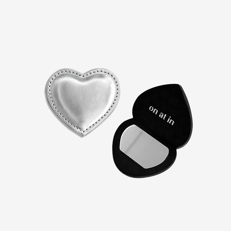 heart mirror tok (silver)