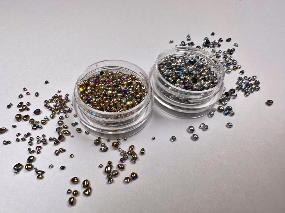 [미네크] 뉘앙스 조미료 골드 실버 네일글리터